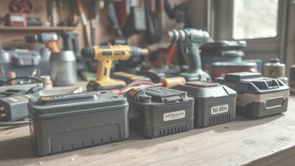 Jakie są różne typy akumulatorów do elektronarzędzi?