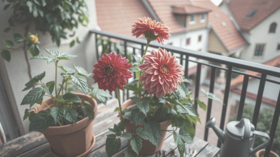 Jak dbać o dalie w doniczkach po posadzeniu?
